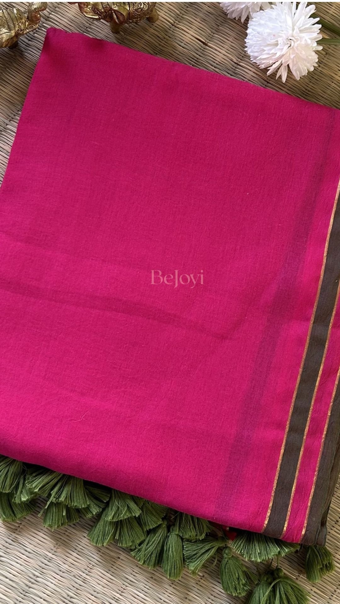 Royal Pink Artisan Saree 2