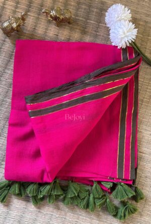 Royal Pink Artisan Saree