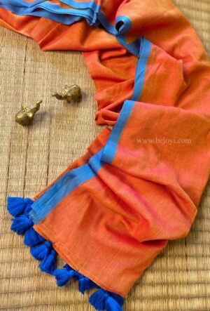 Surya Neel Plain Mul Mul Saree