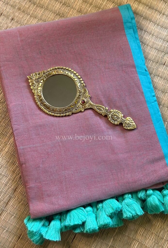 Coral Breeze Mulmul Cotton Saree