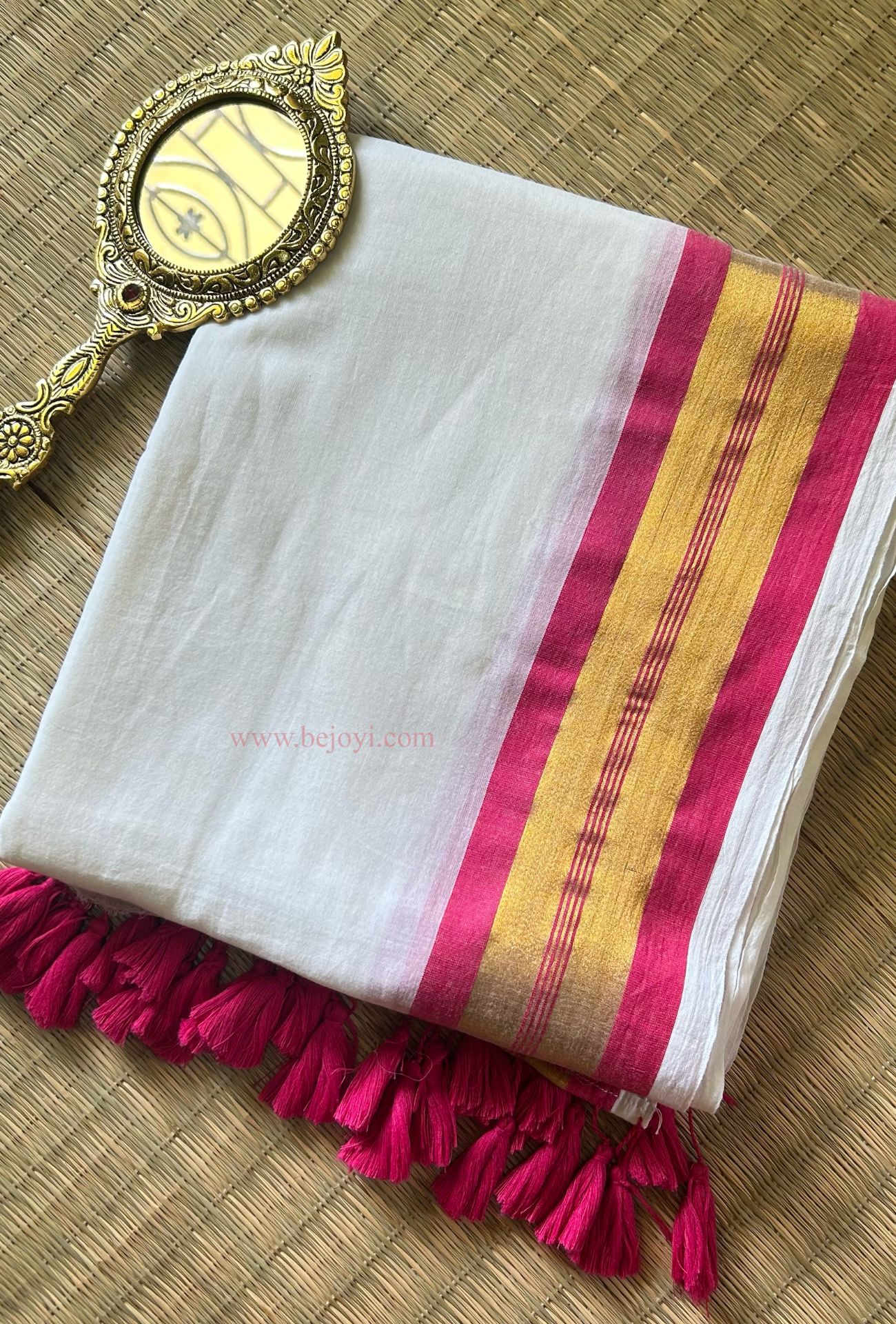 Blush Royale Tassel Saree 40 52