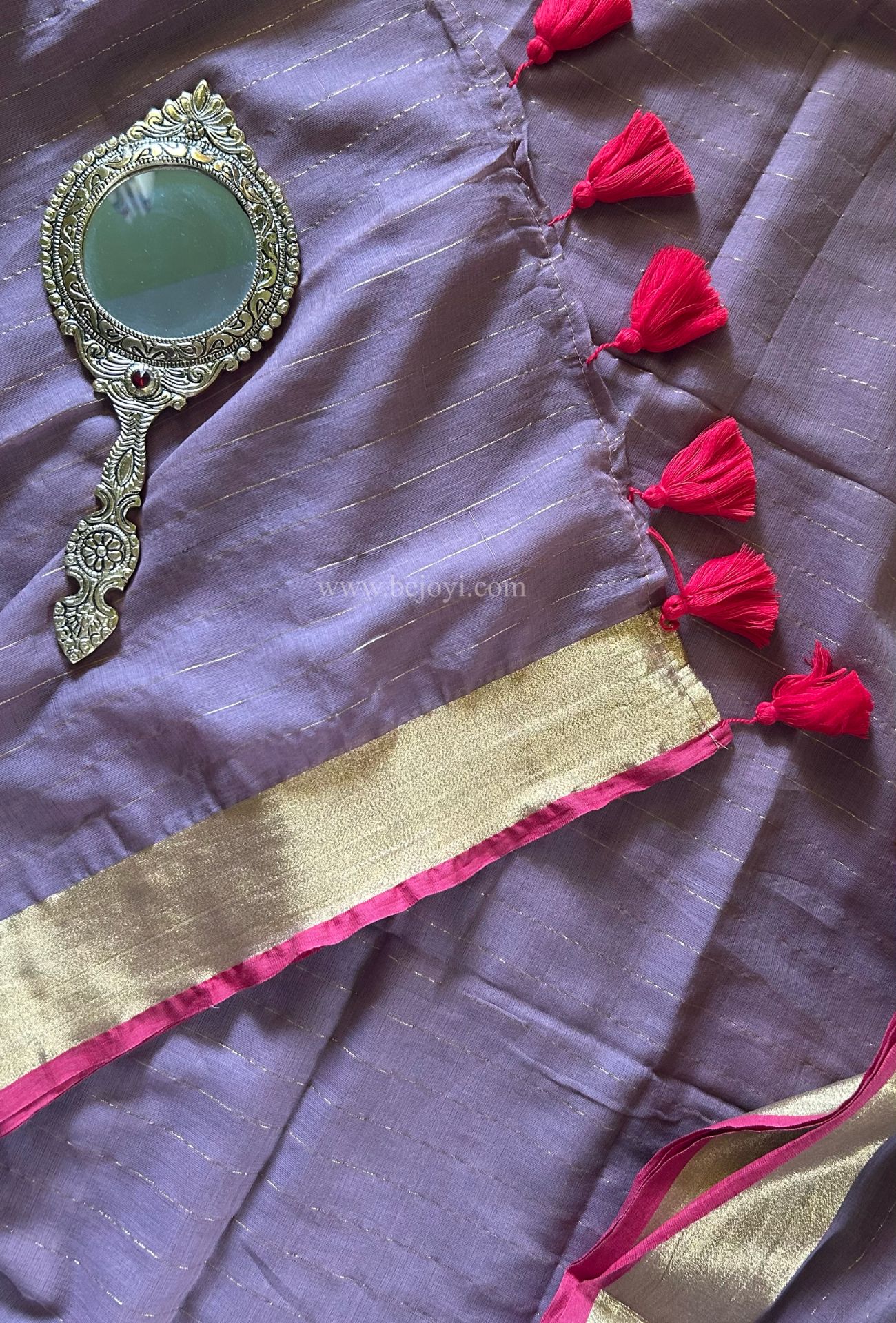Blush Royale Tassel Saree 32 55