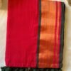 Ragini – Red & Copper Zari Mulmul Cotton Saree